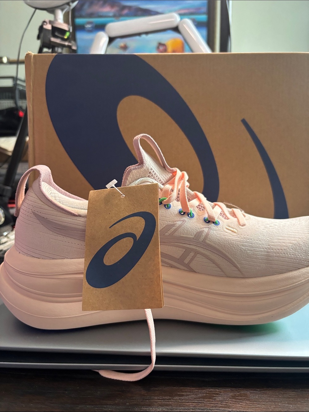 ASICS Light Pink Women's Running Sneakers